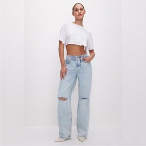 GOOD AMERICAN Good 90s Relaxed Jeans Size 14/ 32 NWT